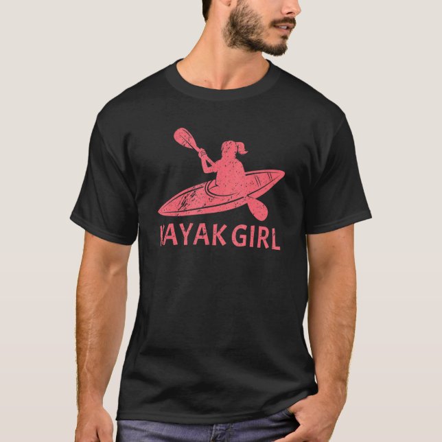 Cooles Kajak für Frauen Kajak Kajak Kajak 1 T-Shirt (Vorderseite)
