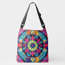 Cooles Kaleidoskop Aztec-Design, rosa blaues Muste