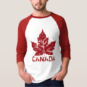 Cooles Kanada-Jersey Retro-Ahornblatt-Souvenir T-Shirt