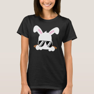 Cooles Kaninchen mit Sonnenbrille Niedliches Haust T-Shirt