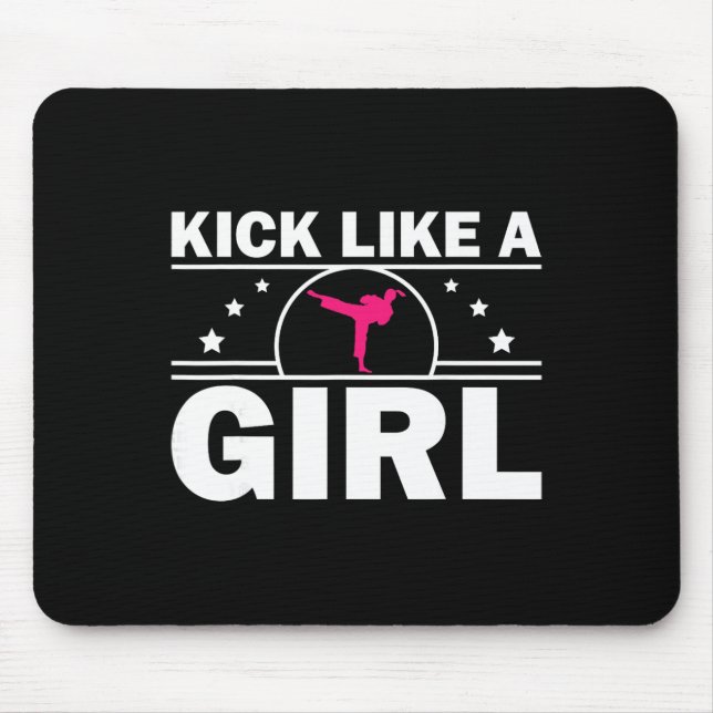 Cooles Karate-Geschenk Kickboxen Karate Liebhaber  Mousepad (Vorne)