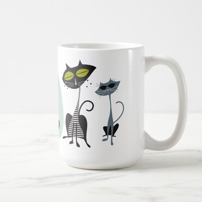 Cooles Kats und Ausrüstungen Tasse (Rechts)