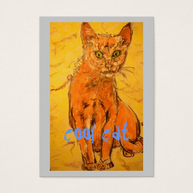 cooles Katzendesign (Vorderseite)