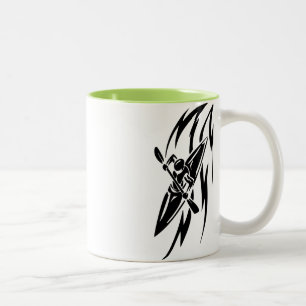 Cooles Kayaking Zweifarbige Tasse