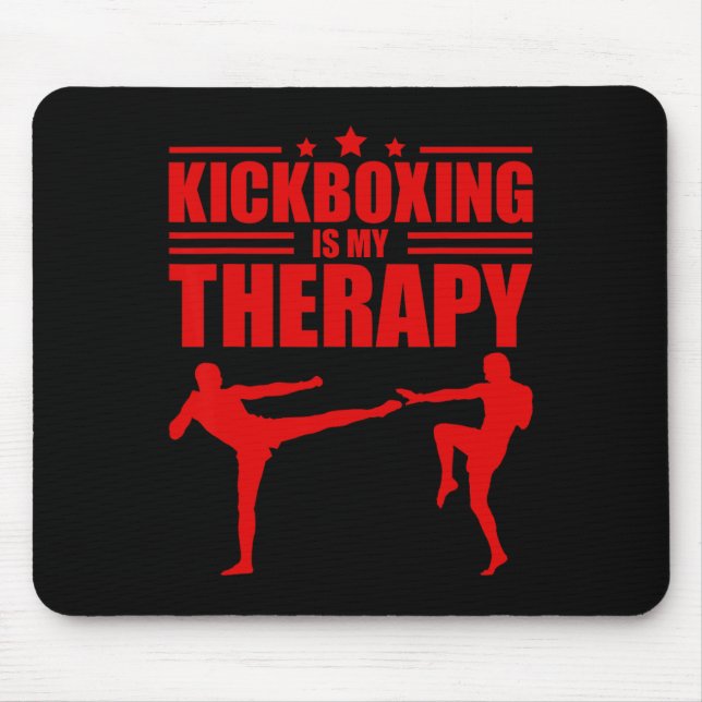 Cooles Kickboxen für Männer Frauen Kickboxer Worko Mousepad (Vorne)
