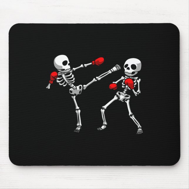 Cooles Kickboxing-Design für Männer Frauen Kickbox Mousepad (Vorne)