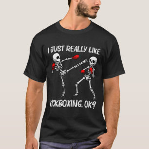 Cooles Kickboxing-Design für Männer Frauen Kickbox T-Shirt