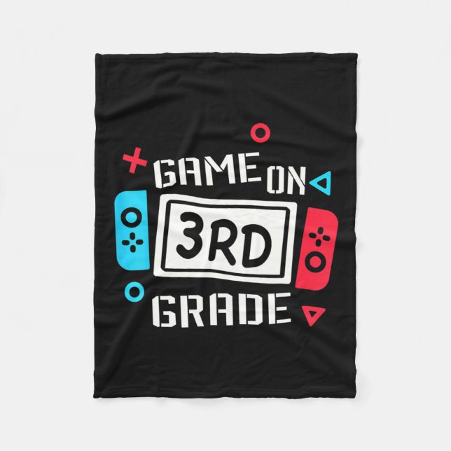 Cooles Kids-Team der dritten Klasse von Sch Fleecedecke (Vorderseite)