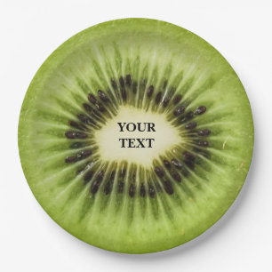 Cooles Kiwi Fruit Party Plate Pappteller