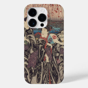 Cooles klassisches japanisches Vintages Ukiyo-e De Case-Mate iPhone 14 Pro Hülle