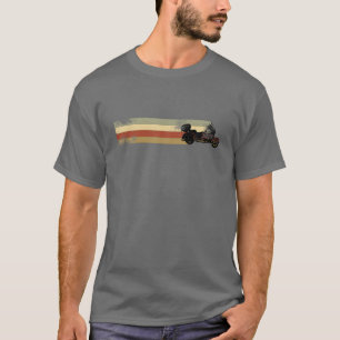 Cooles klassisches Retro-Vintages Motorrad T-Shirt