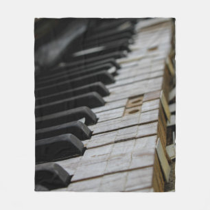 Cooles Klavier Fleecedecke
