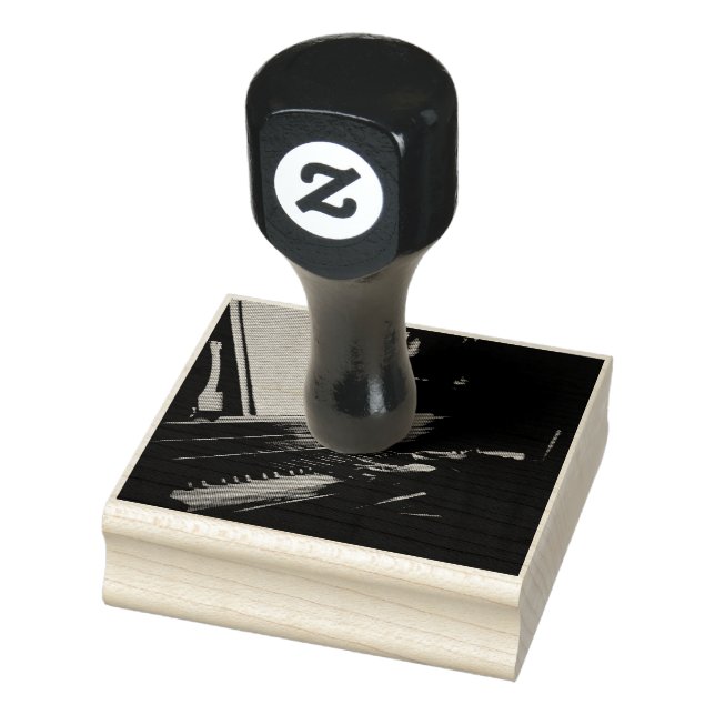 Cooles Klavier Gummistempel (Stempel)