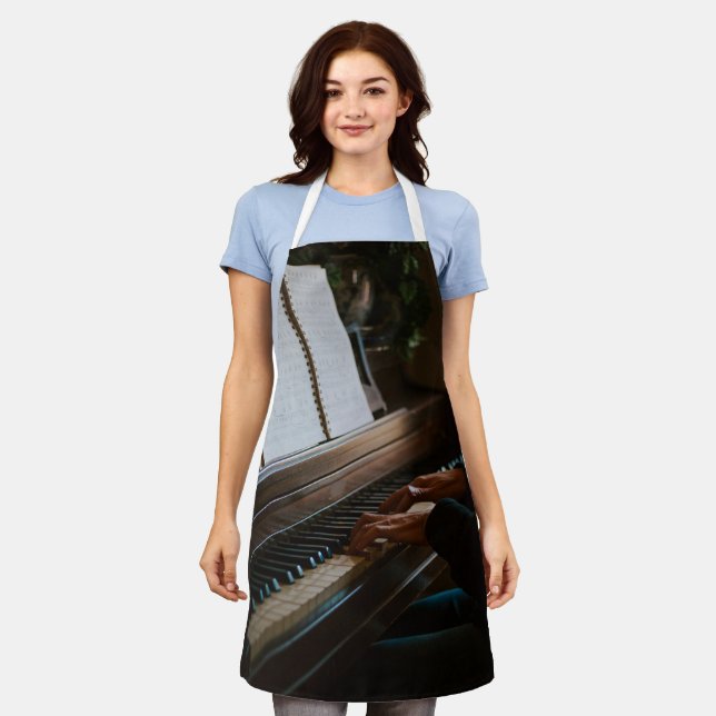 Cooles Klavier Schürze (Getragen)