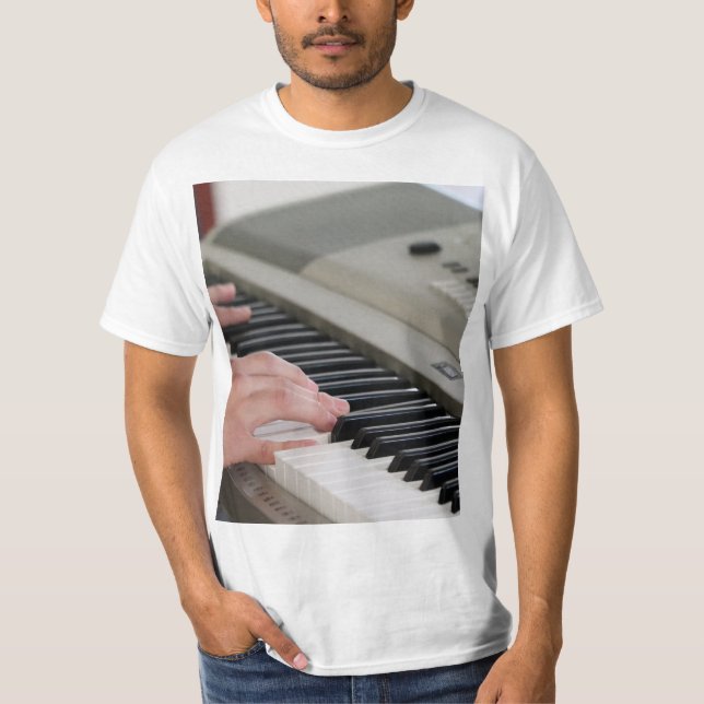 Cooles Klavier T-Shirt (Vorderseite)
