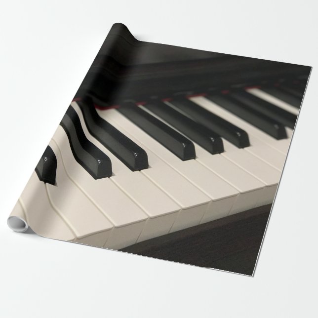Cooles Klavierdesign Geschenkpapier (Ungerollt)
