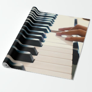 Cooles Klavierdesign Geschenkpapier