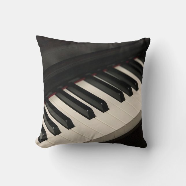 Cooles Klavierdesign Kissen (Vorderseite)