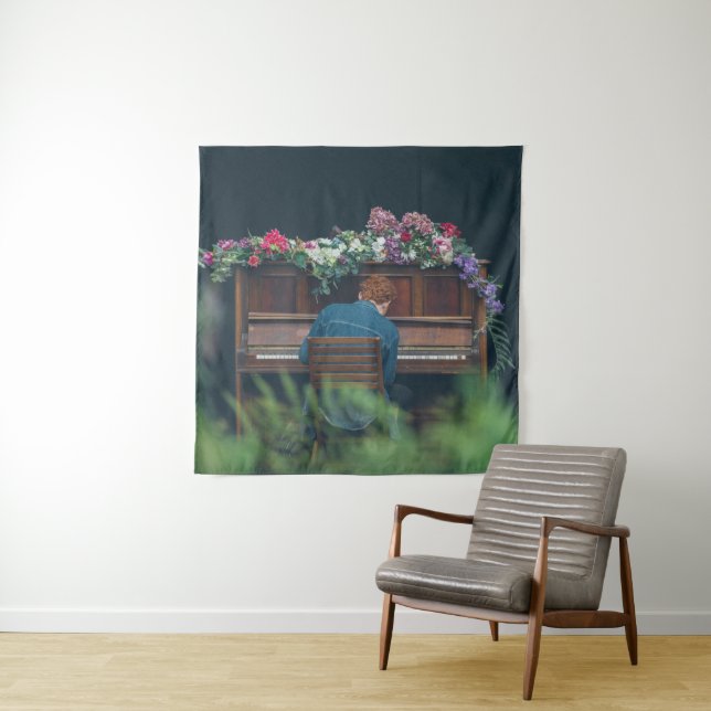 Cooles Klavierwerk Wandteppich (Beispiel)