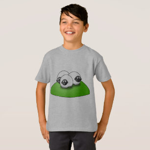 Cooles kleines Alien-Jungen-T-Shirt - grünes Weltr T-Shirt