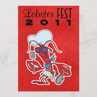 cooles Koch Hummerfest Einladung