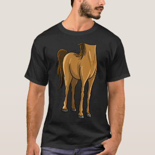 Cooles Kopfloses Pferd Halloween Kostüm Funny Lazy T-Shirt