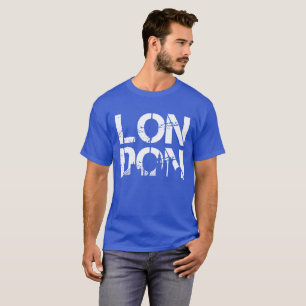 Cooles, krisengeschütteltes London mit berühmten S T-Shirt