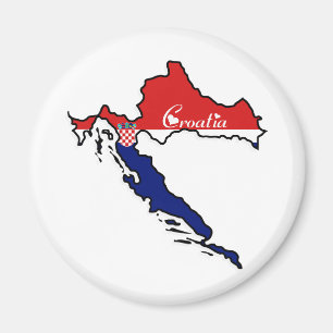 Cooles Kroatien Magnet