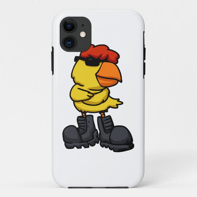 Cooles Küken mit Sonnenbrille | Farbe wählen Case-Mate iPhone Hülle (Rückseite)