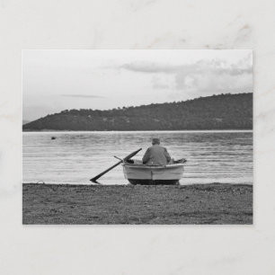 Cooles Kulturleben Foto der ägäischen Fischer Postkarte