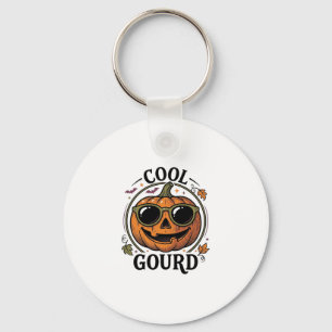 Cooles Kürbis-Shirt Vintage Halloween-Sonnenbrille Schlüsselanhänger