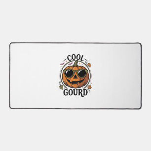 Cooles Kürbis-Shirt Vintage Halloween-Sonnenbrille Schreibtischunterlage