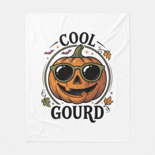 Cooles Kürbisshirt Vintage Halloween-Sonnenbrille  Fleecedecke
