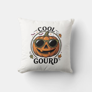Cooles Kürbisshirt Vintage Halloween-Sonnenbrille Kissen