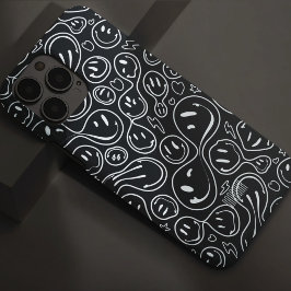 Cooles Lächeln der Gesichtshaut Lächelmuster BW Case-Mate iPhone 14 Pro Max Hülle