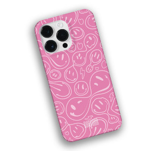 Cooles, lächelndes Gesicht Meldeln Lächeln Muster Case-Mate iPhone 14 Pro Max Hülle