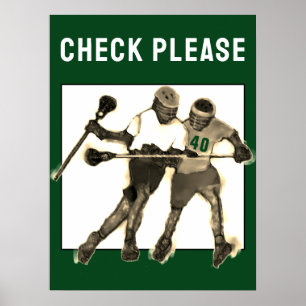Cooles Lacrosse Poster