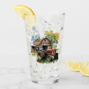 Cooles Land-Traktor hinzufügen Glas