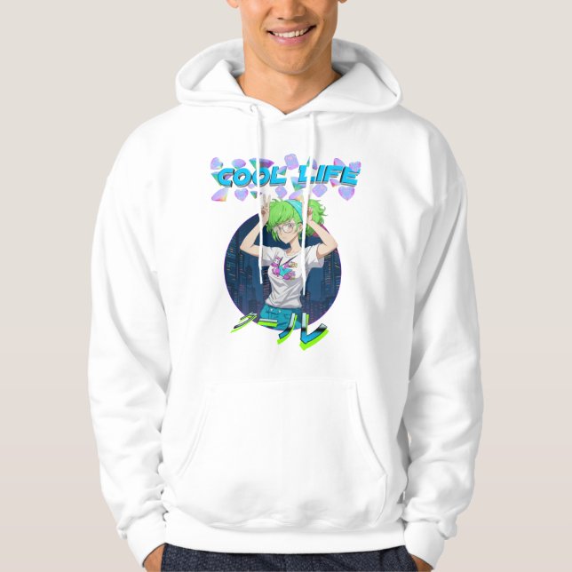 COOLES LEBEN HOODIE (Vorderseite)