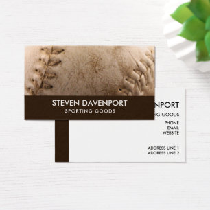 Cooles Leder Baseball alt & abgenutzt