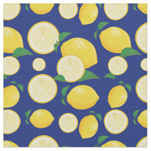 Cooles Lemon-Muster Stoff