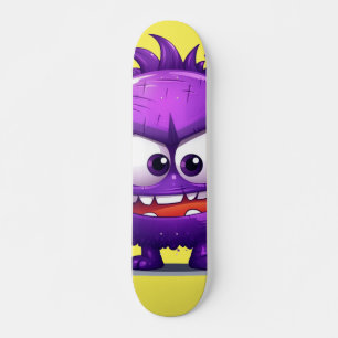 Cooles Lila Monster-Skateboard Skateboard