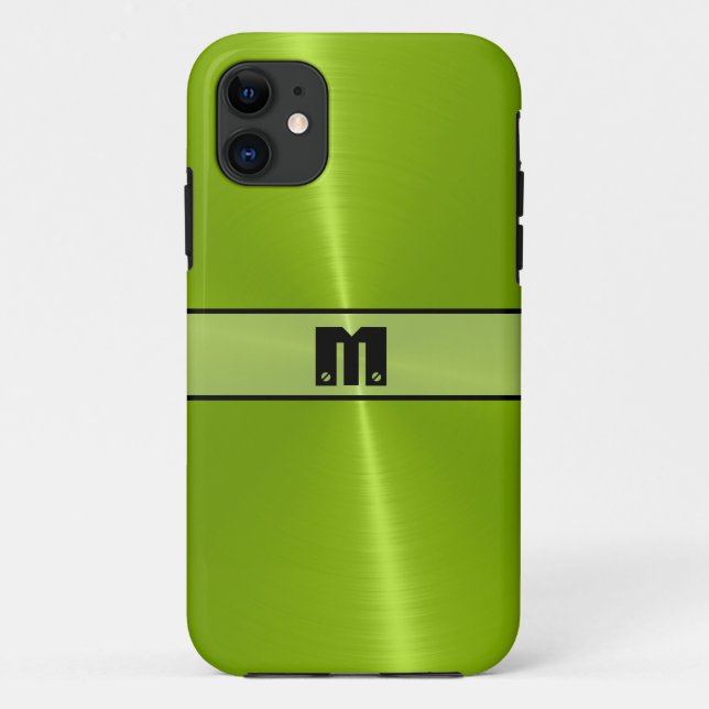 Cooles Limones Edelstahlmetall 2 Case-Mate iPhone Hülle (Rückseite)