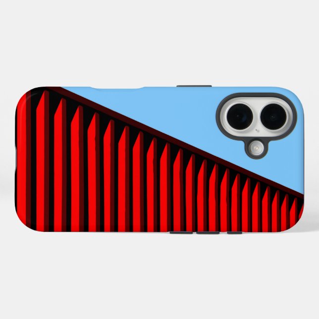 COOLES Linienmuster Case-Mate iPhone Hülle (Rückseite (Horizontal))
