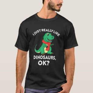 cooles lustiges Dinos-Geschenk, das ich einfach nu T-Shirt