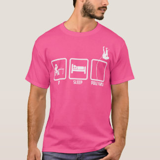 Cooles, lustiges grafisches Design frisst Schlaf u T-Shirt