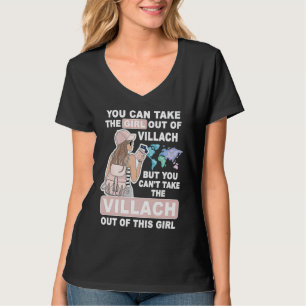 Cooles Mädchen aus der Stadt Villach  Stolz Villac T-Shirt