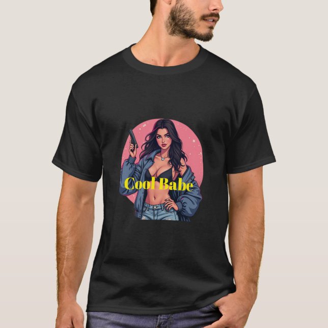 Cooles Mädchen T-Shirt (Vorderseite)