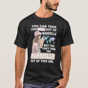 Cooles Mädchen von Marseille City Proud Marseille  T-Shirt