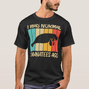 Cooles Manatea für Männer Weidenmeerkuh Rette Mana T-Shirt